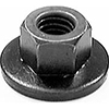 M6-1.0 FREE SPINNING WASHER NUT 18MM OD 50/BX